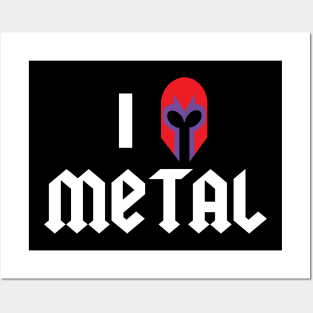 I HEART METAL Posters and Art